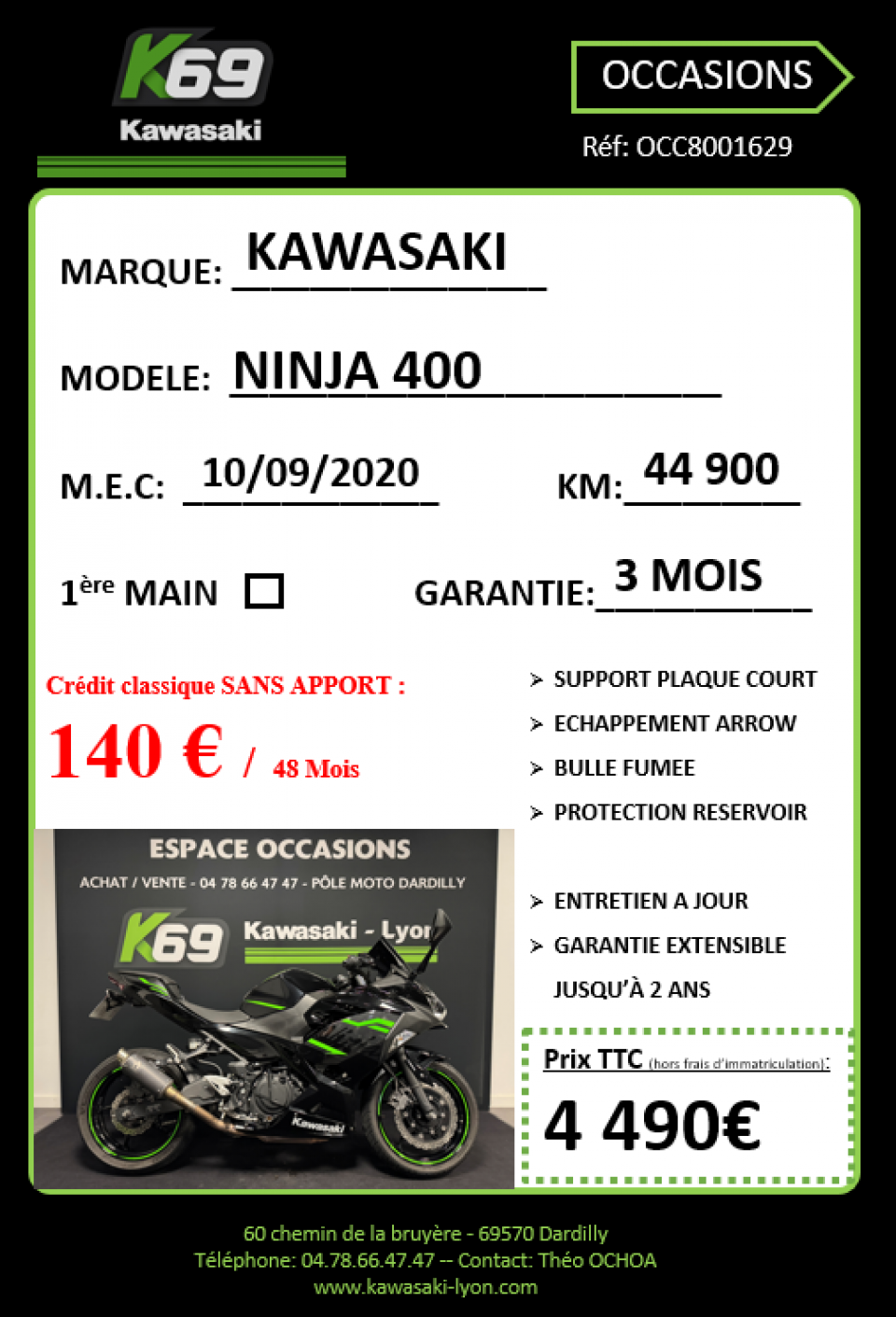 KAWASAKI NINJA 400 4