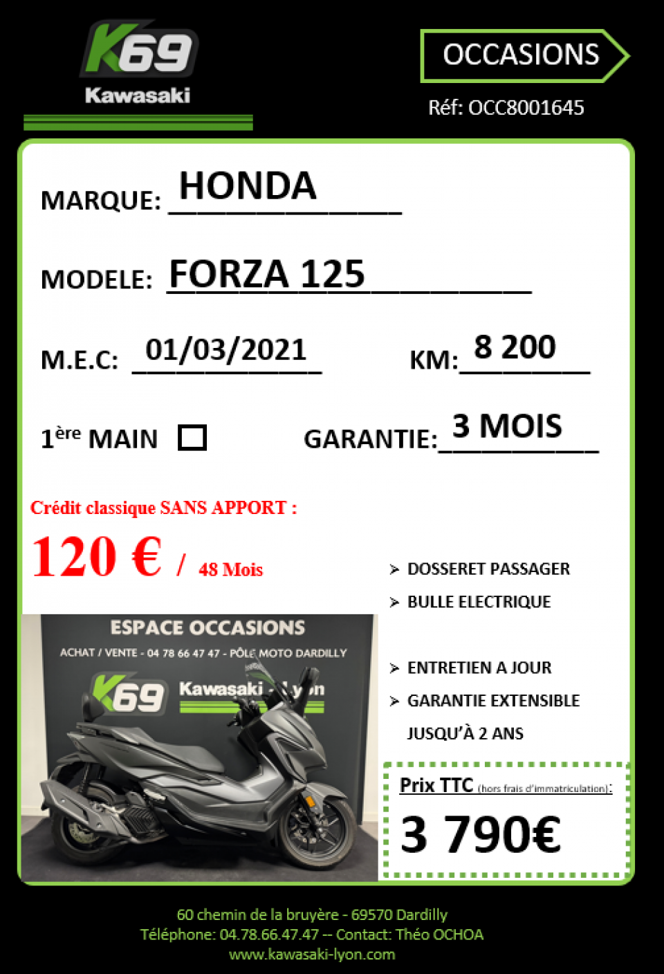 HONDA NSS FORZA 125 4