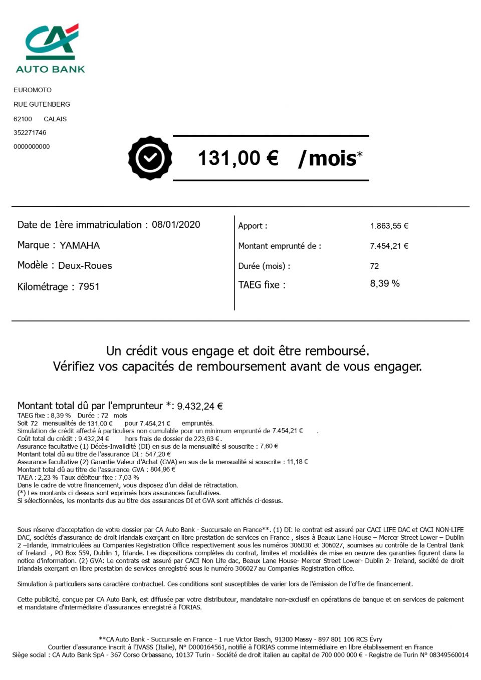 YAMAHA XP T-MAX 560 4