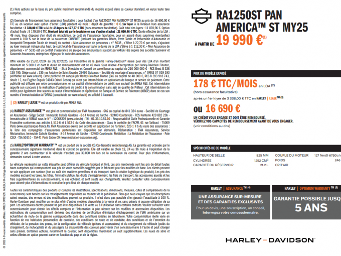 HARLEY-DAVIDSON ADVENTURE PAN AMERICA 1250 ST 4