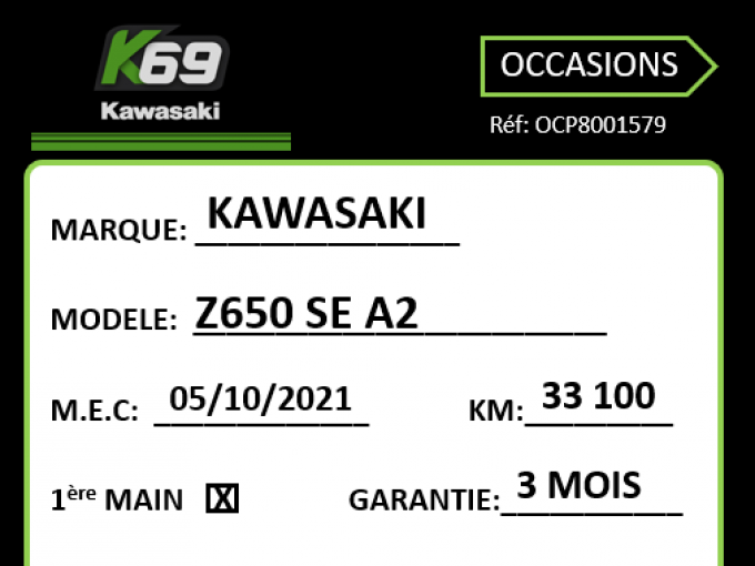 KAWASAKI Z 650 SE 4
