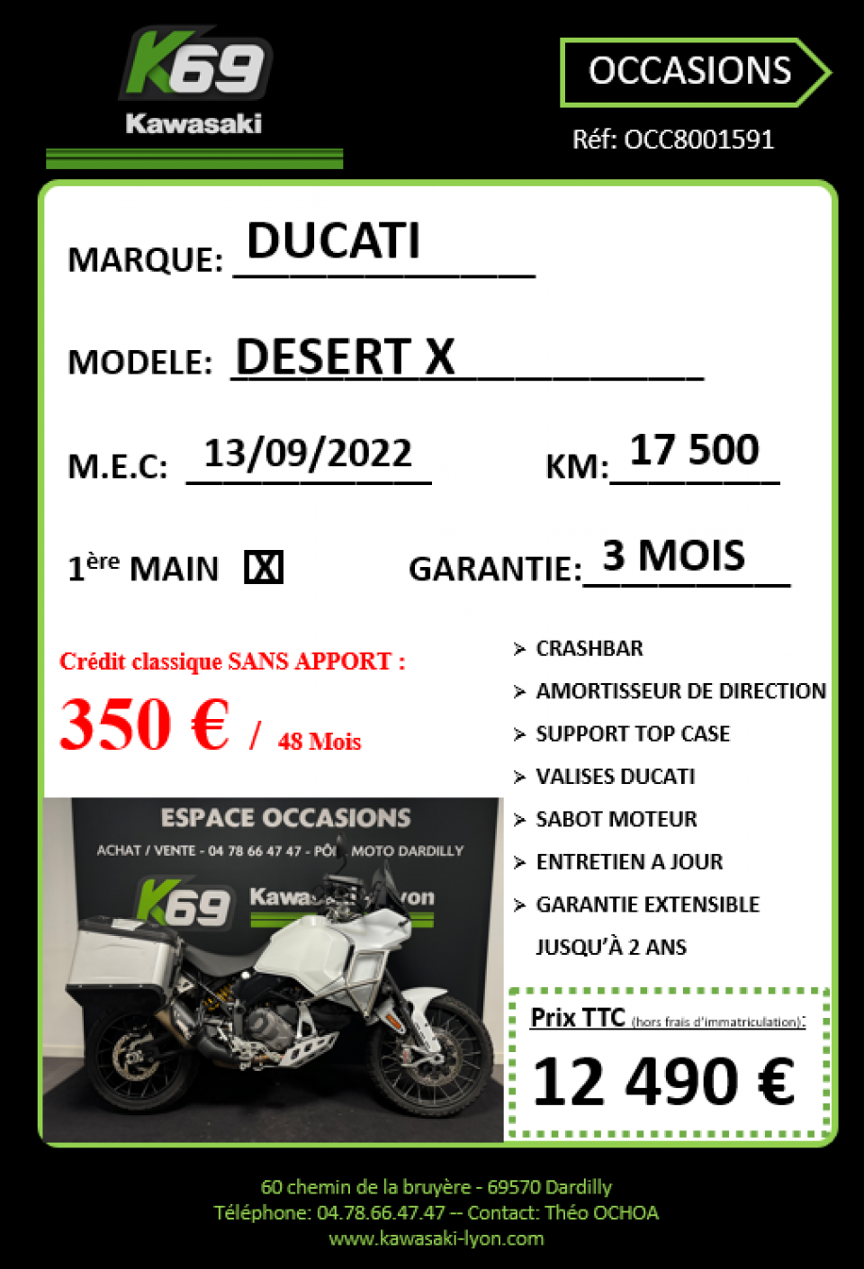DUCATI DESERT X 4
