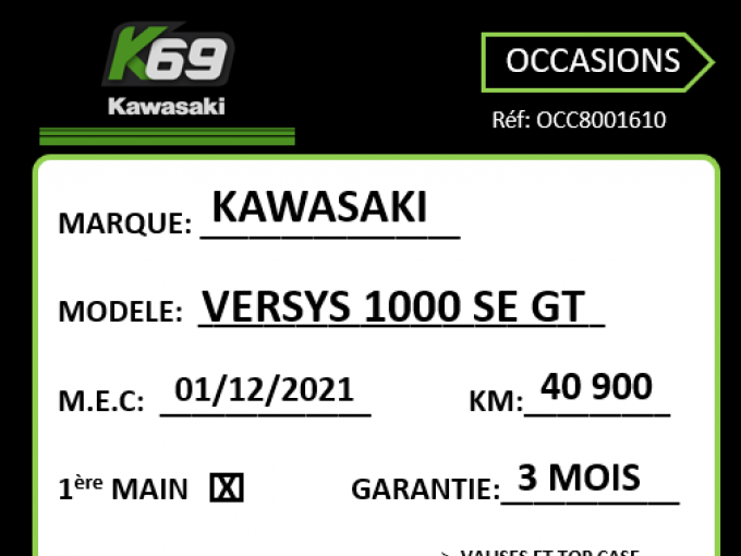 KAWASAKI VERSYS 1000 4