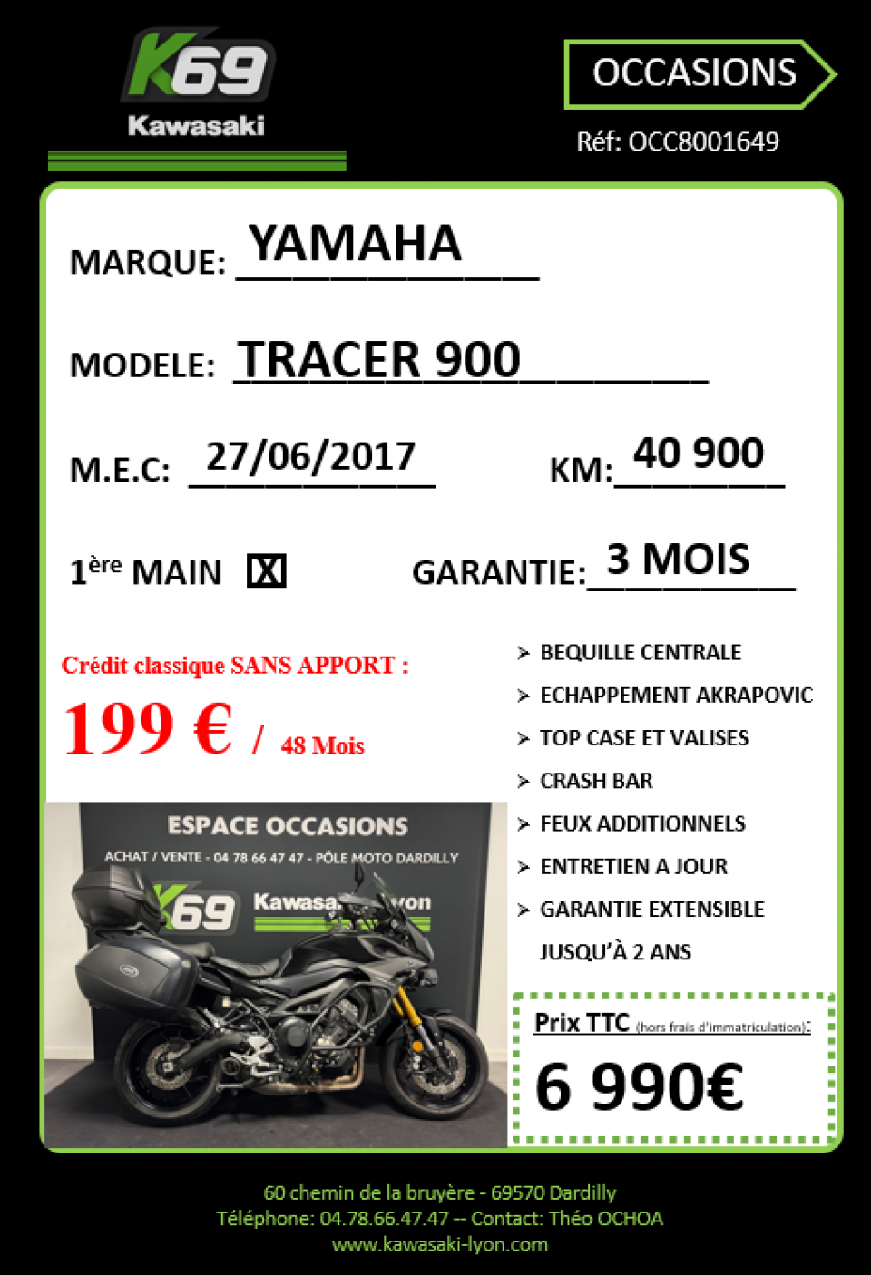 YAMAHA TRACER 900 4