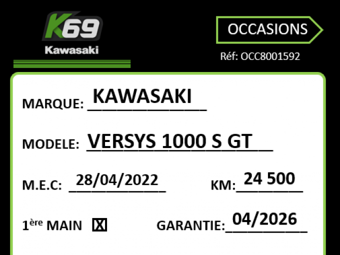 KAWASAKI VERSYS 1000 4