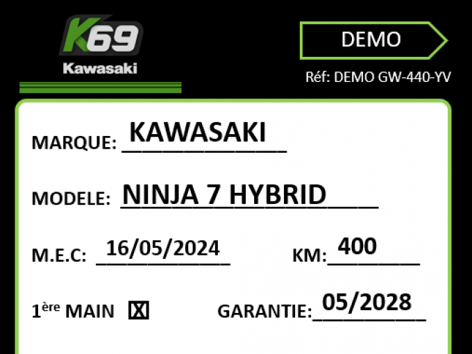 KAWASAKI Ninja 7 Hybrid 4