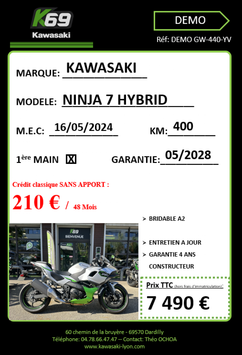KAWASAKI Ninja 7 Hybrid 4