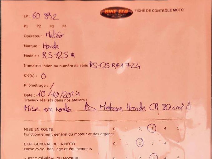 HONDA RS125 4