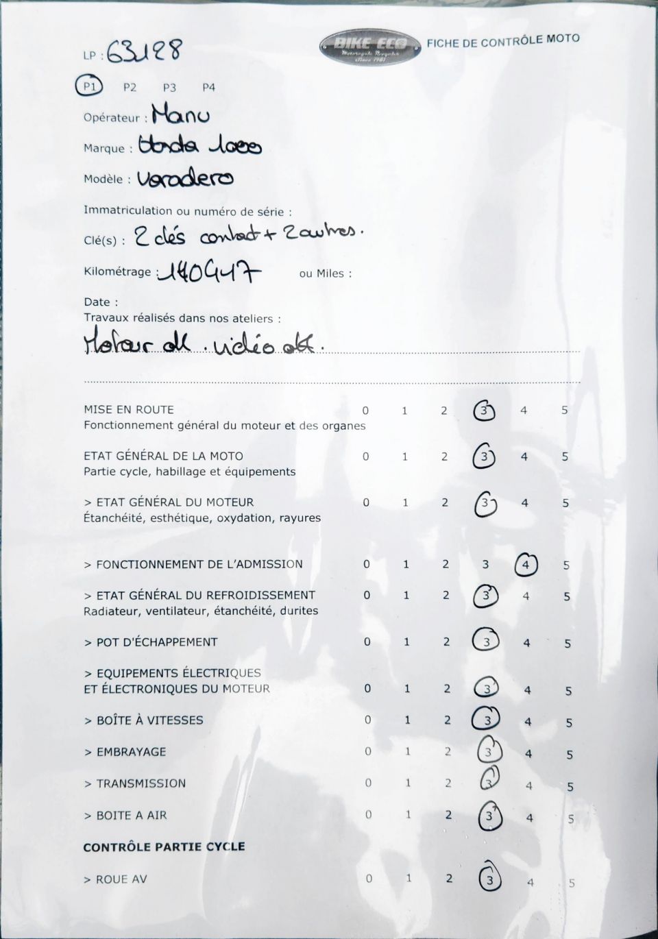 HONDA VARADERO 1000 4