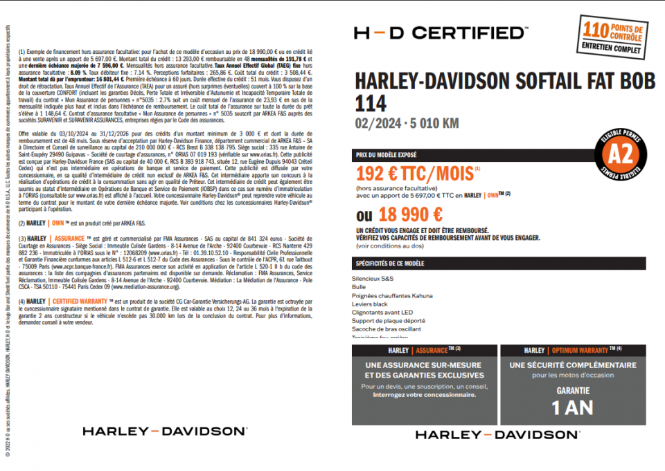 HARLEY-DAVIDSON SOFTAIL FAT BOB 1868 4