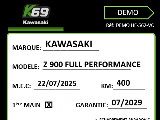 KAWASAKI Z 900 4