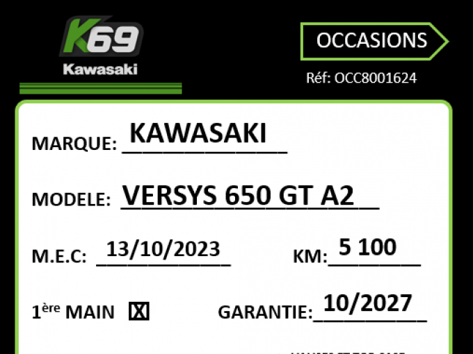 KAWASAKI VERSYS 650 4