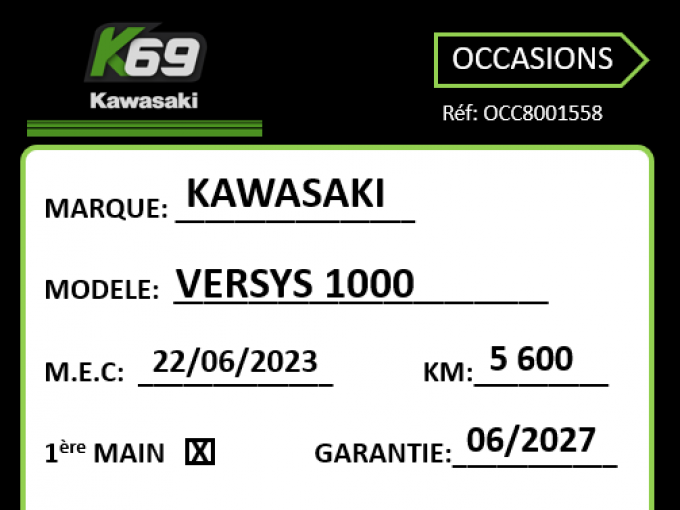 KAWASAKI VERSYS 1000 4
