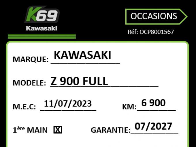 KAWASAKI Z 900 4