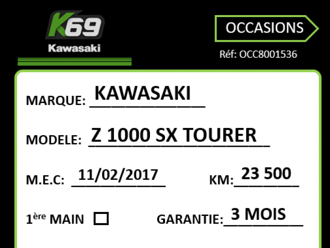 KAWASAKI Z 1000 SX 4