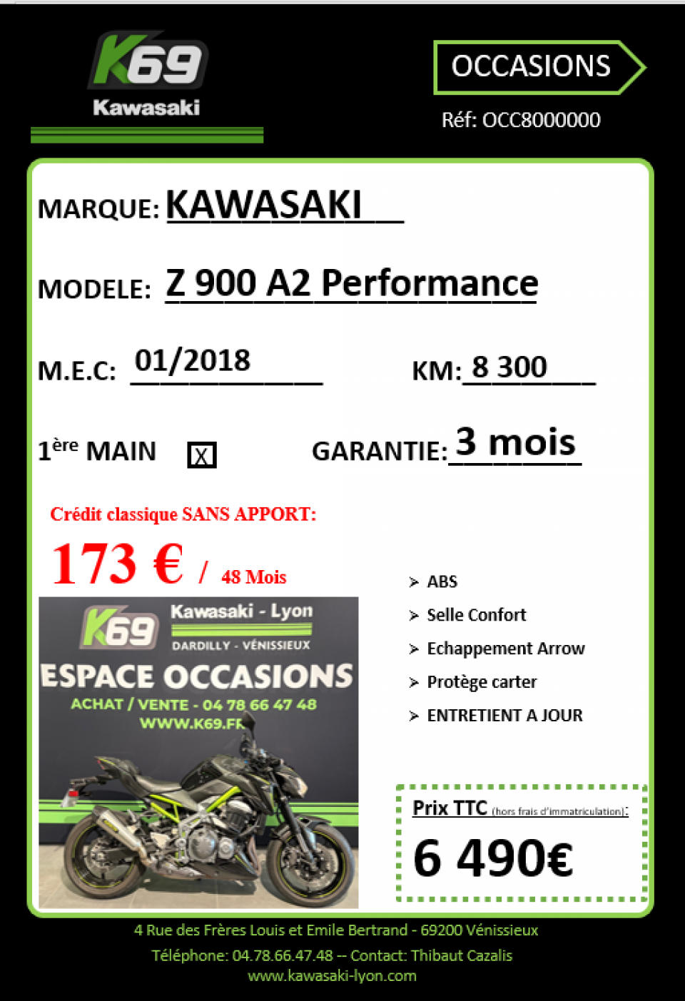 KAWASAKI Z 900 4