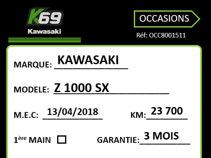 KAWASAKI Z 1000 SX 4