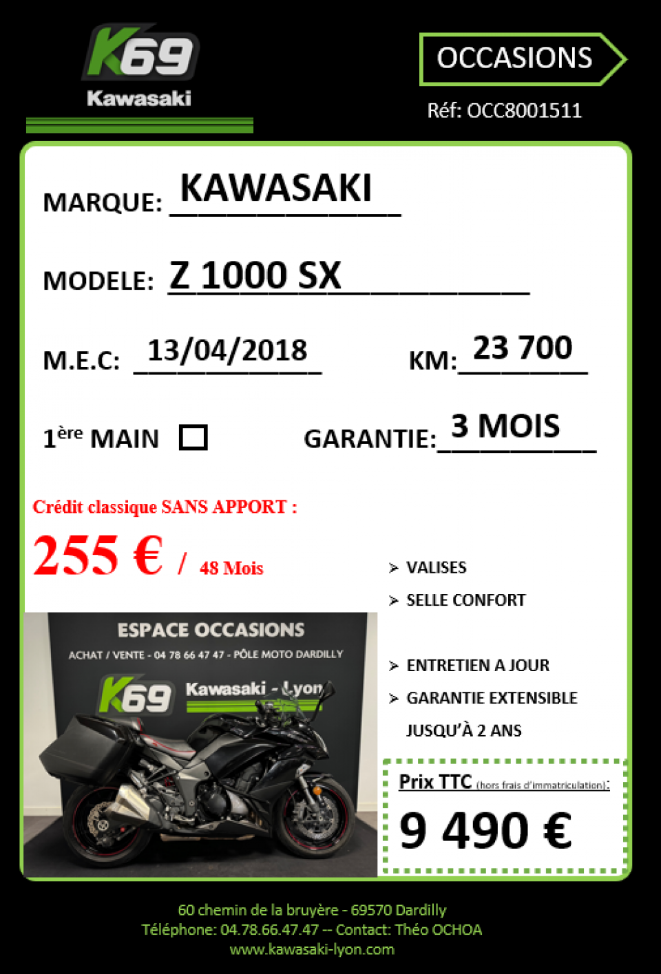 KAWASAKI Z 1000 SX 4