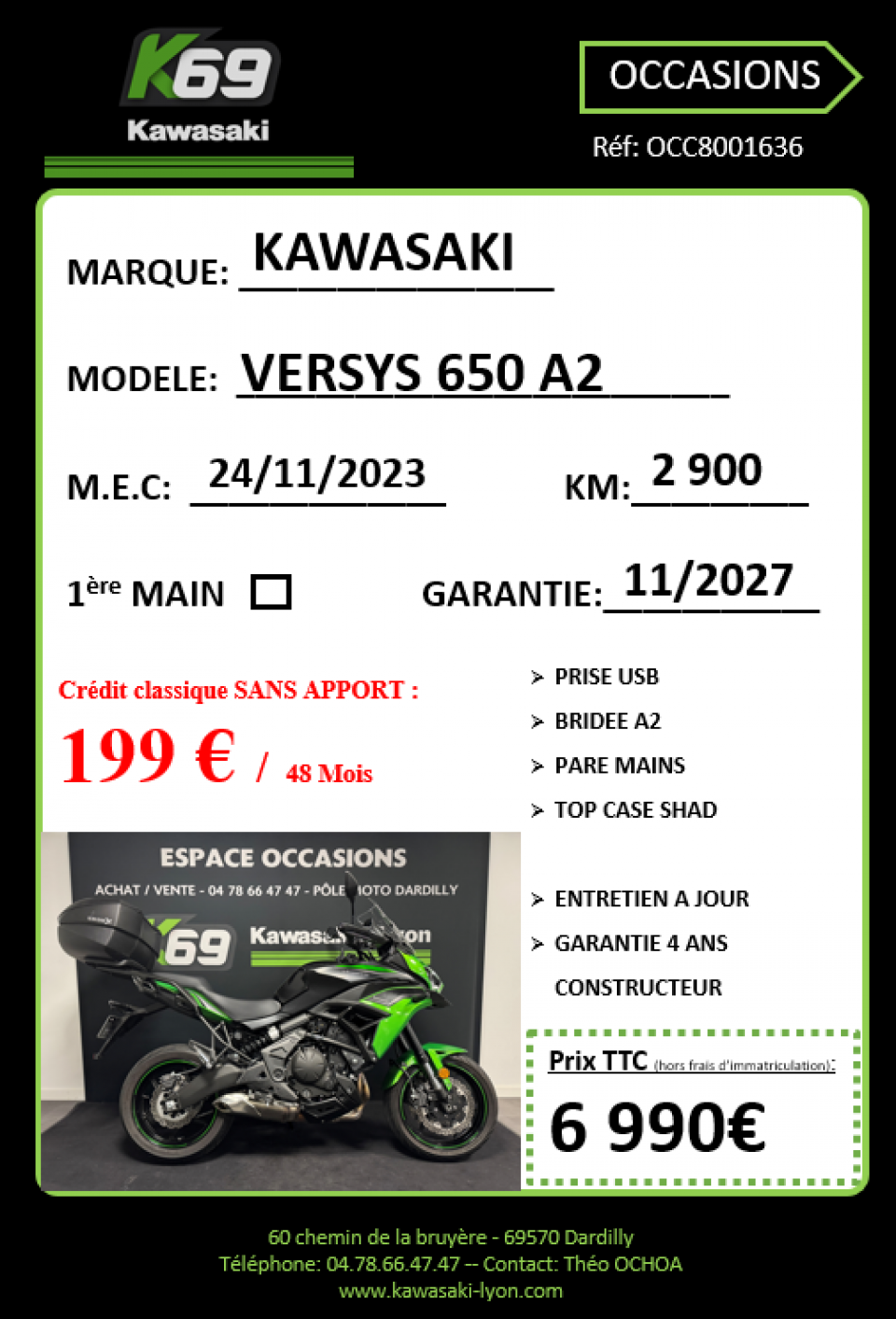 KAWASAKI VERSYS 650 4