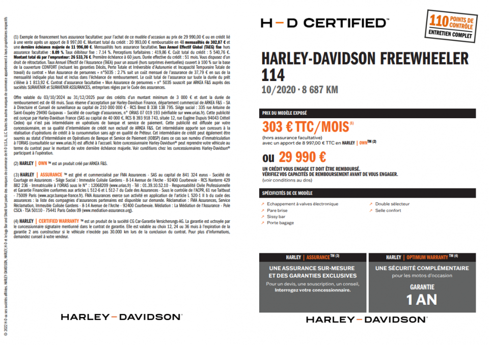 HARLEY-DAVIDSON TRIKE FREEWHEELER 1868 4