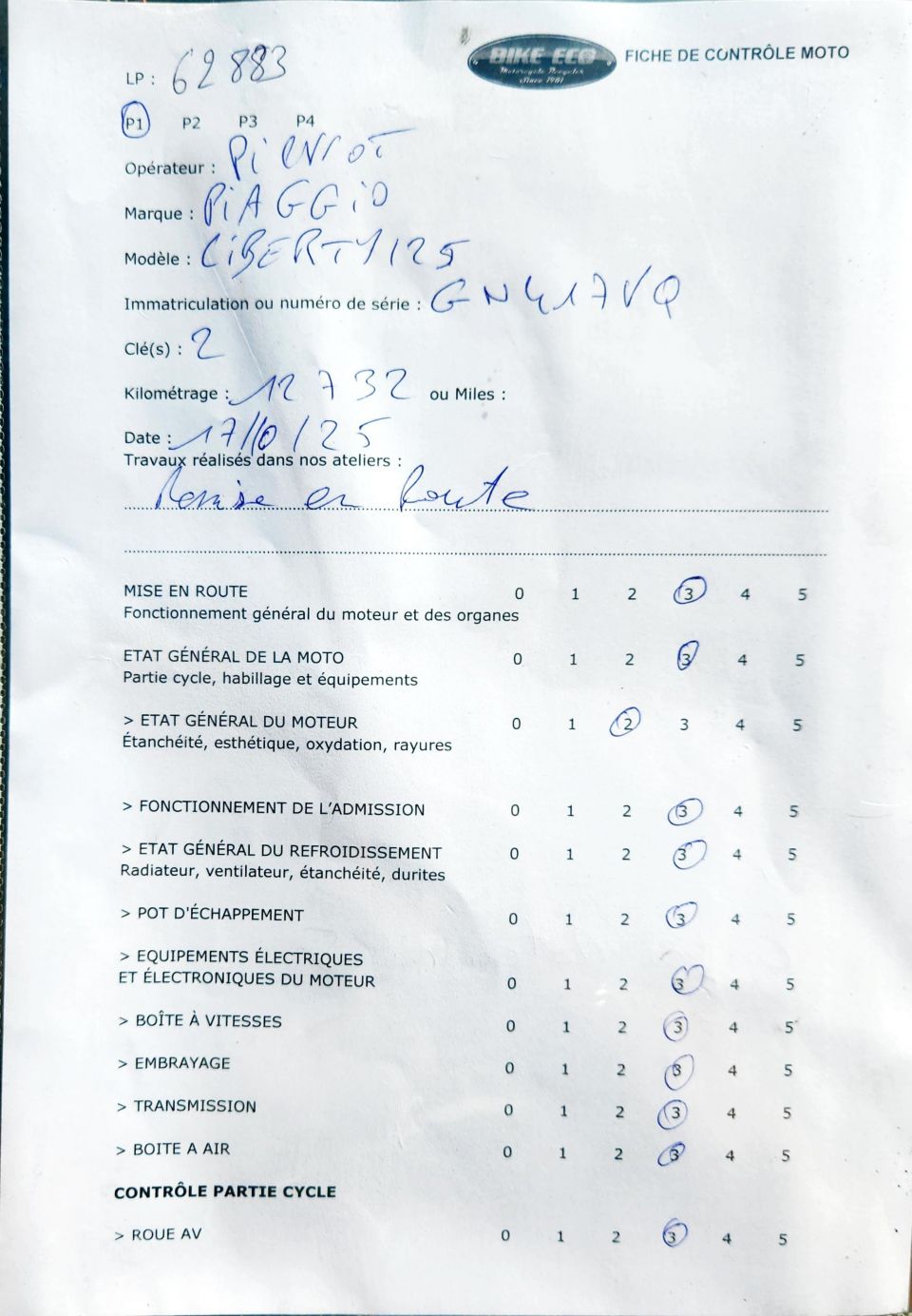 PIAGGIO LIBERTY 125 4