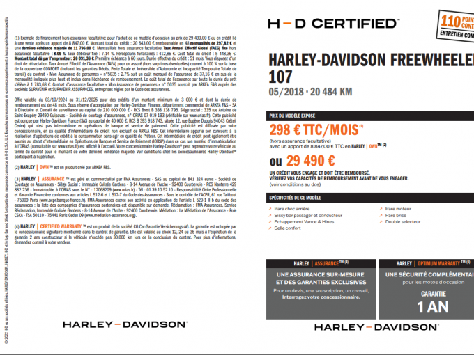 HARLEY-DAVIDSON TRIKE FREEWHEELER 1745 4
