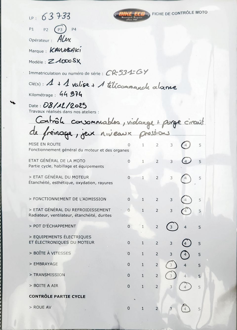 KAWASAKI Z 1000 SX 4