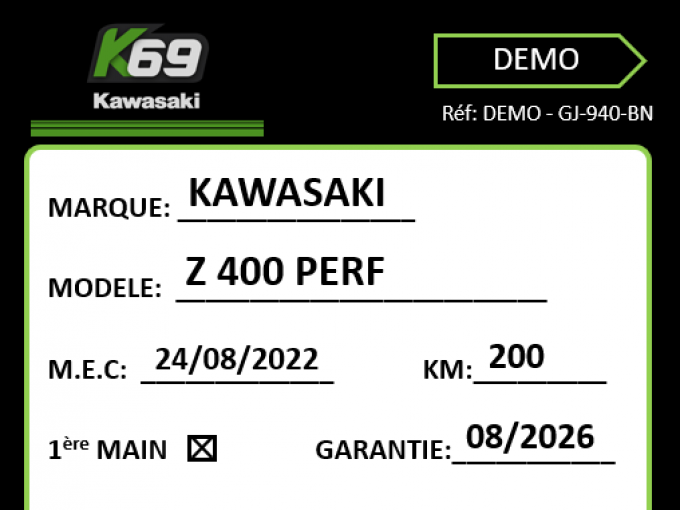 KAWASAKI Z400 4