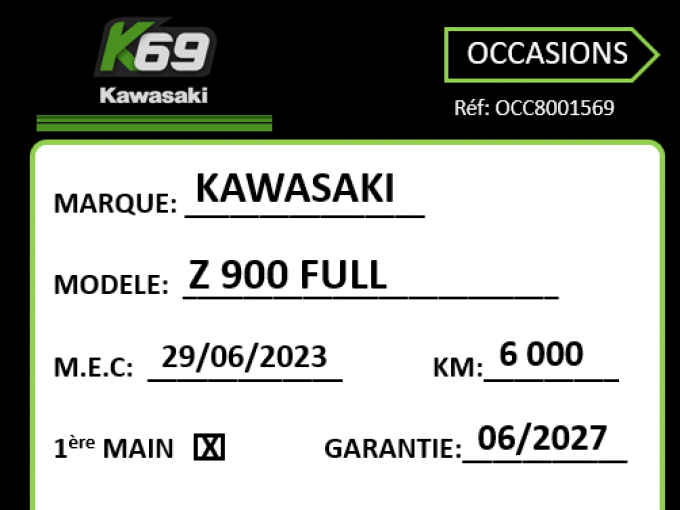 KAWASAKI Z 900 4