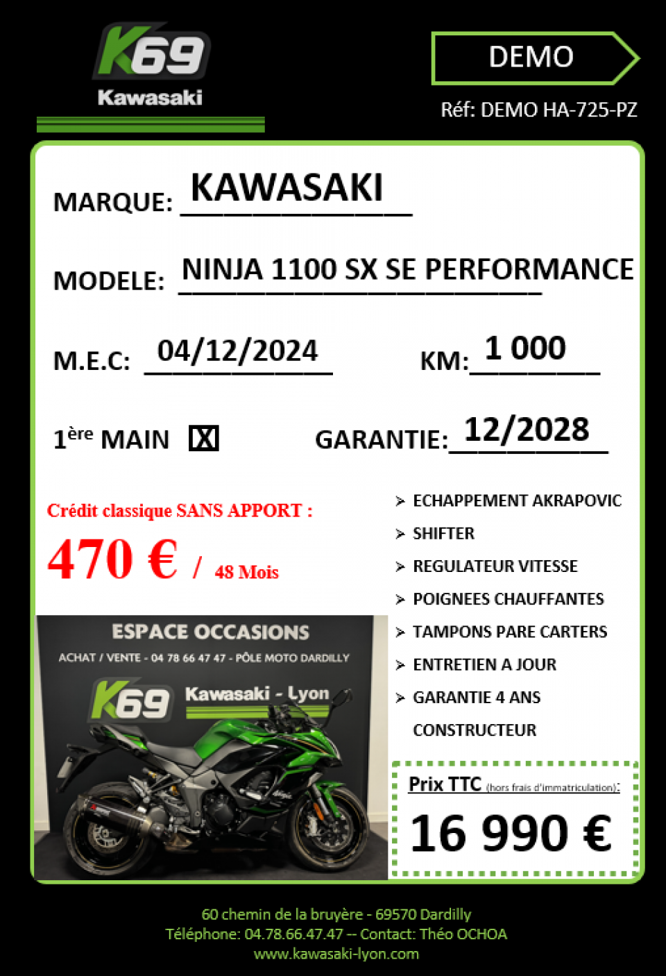 KAWASAKI NINJA 1100 SX SE 4