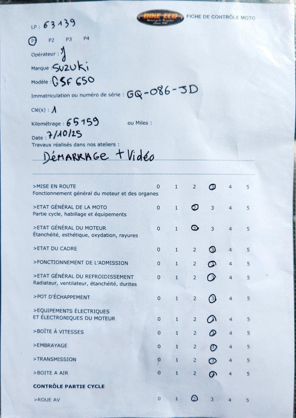 SUZUKI GSF 650 BANDIT 4