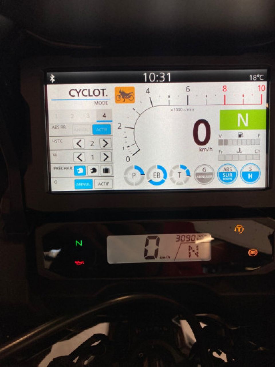 HONDA Africa Twin CRF1100L Adv Sport Suspensions électro 4