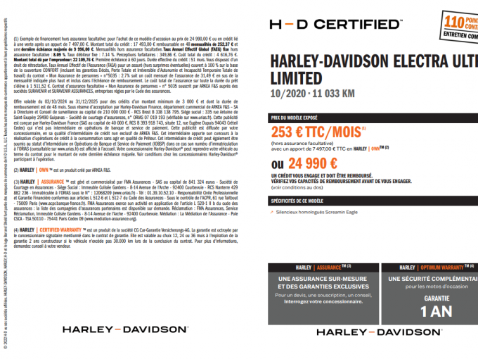HARLEY-DAVIDSON TOURING ELECTRA GLIDE 1868 ULTRA LIMITED 4