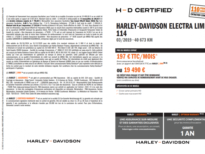 HARLEY-DAVIDSON TOURING ELECTRA GLIDE 1868 ULTRA LIMITED 4
