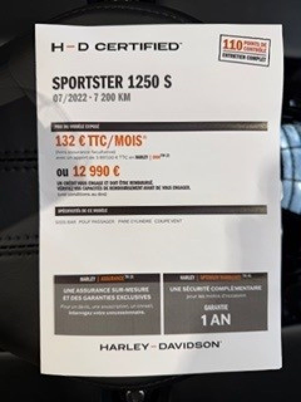 HARLEY-DAVIDSON SPORTSTER 1250 S 4