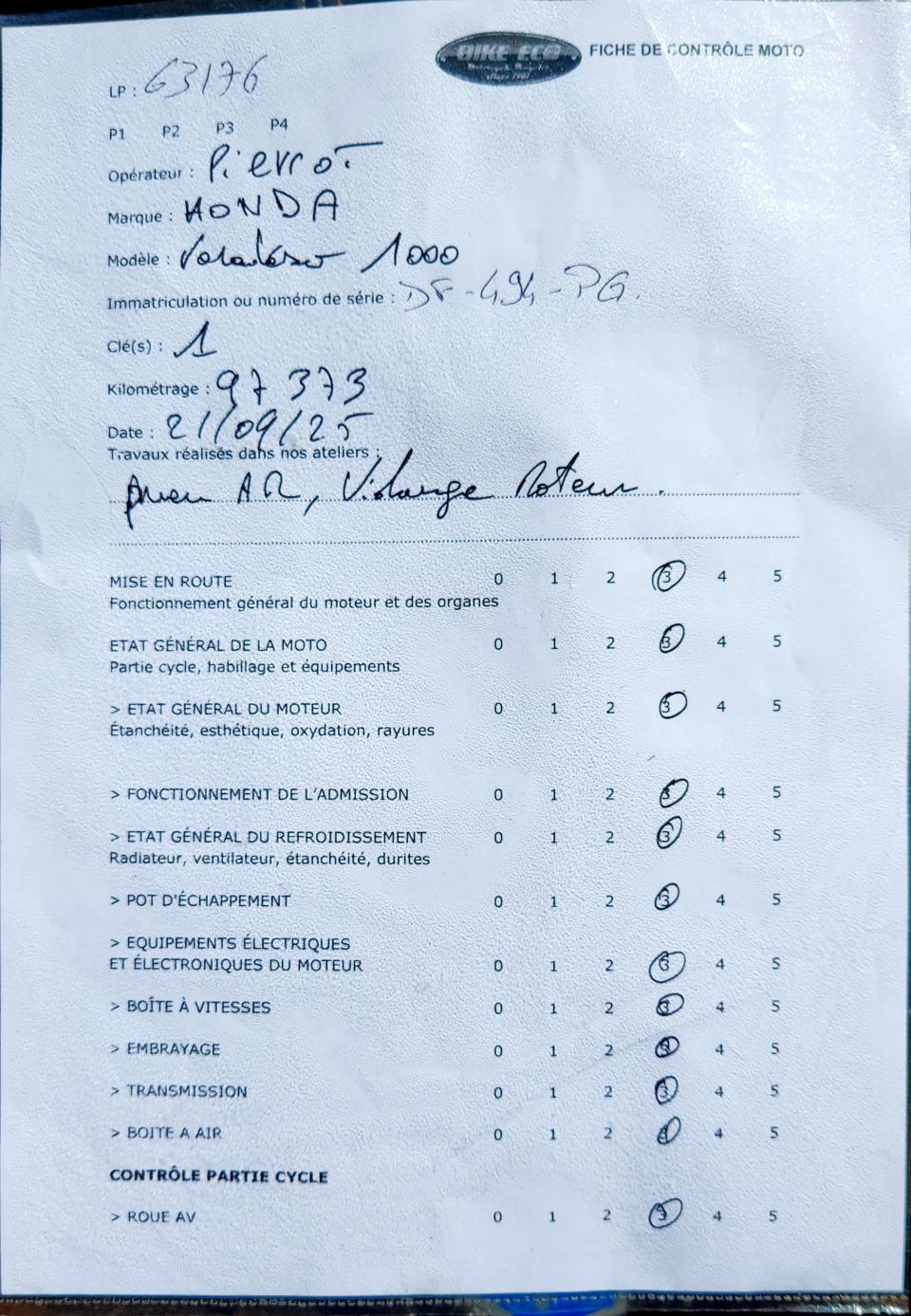 HONDA VARADERO 1000 4