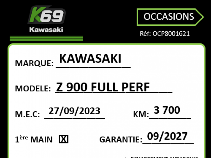 KAWASAKI Z 900 4