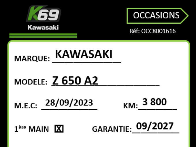 KAWASAKI Z650 - Z650 4