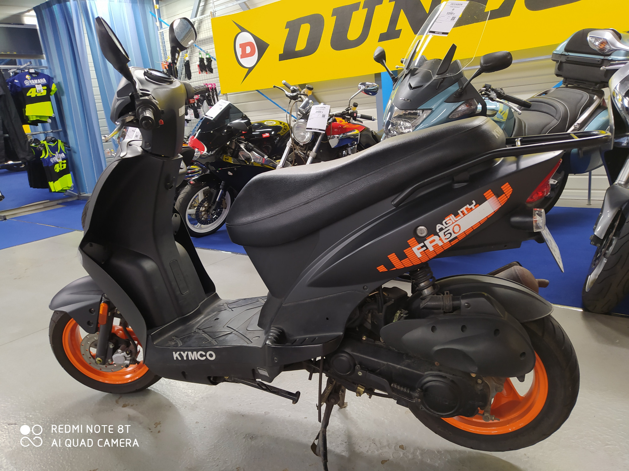 KYMCO AGILITY 50 2017 50 cm3 scooter 7 670 km Noir 28100 Dreux