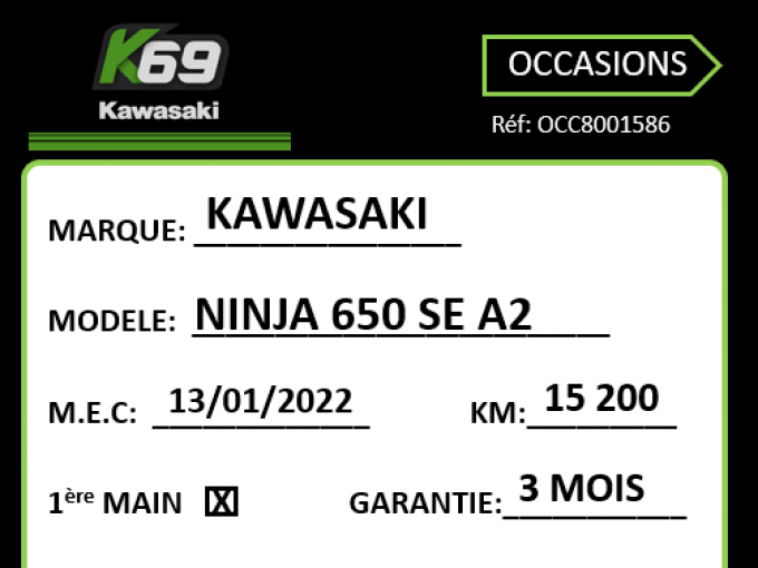 KAWASAKI NINJA 650 4