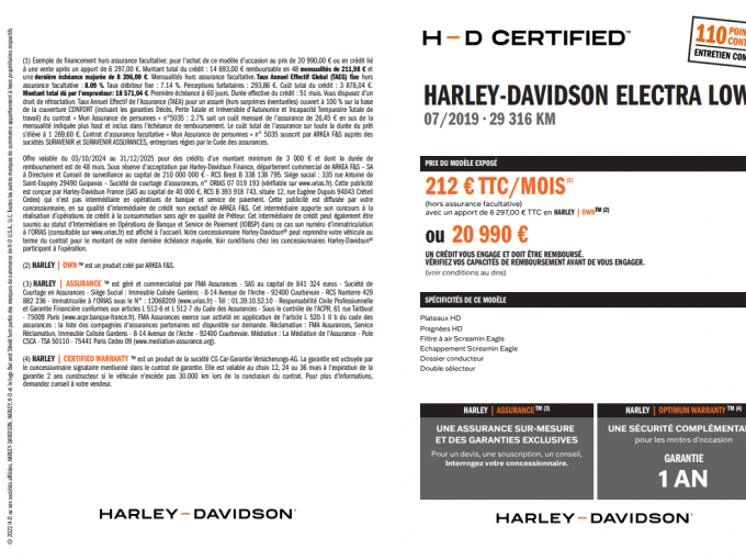 HARLEY-DAVIDSON TOURING ELECTRA GLIDE 1868 ULTRA LIMITED 4