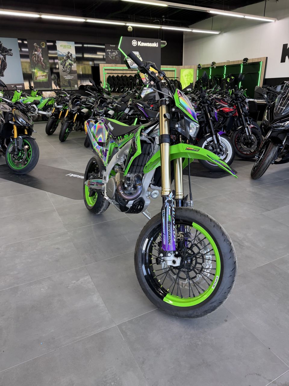 KAWASAKI KX 450 X SUPERMOTARD 4