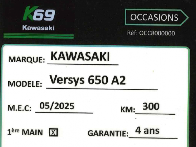 KAWASAKI VERSYS 650 4