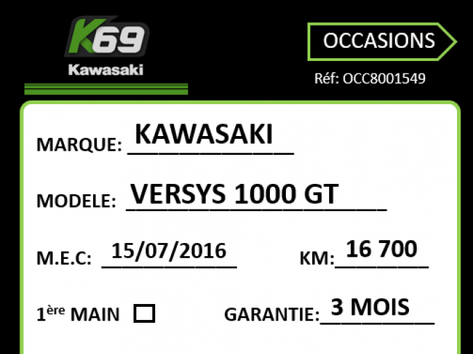 KAWASAKI VERSYS 1000 4