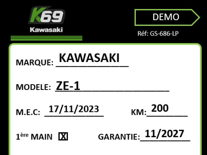 KAWASAKI Ze-1 4