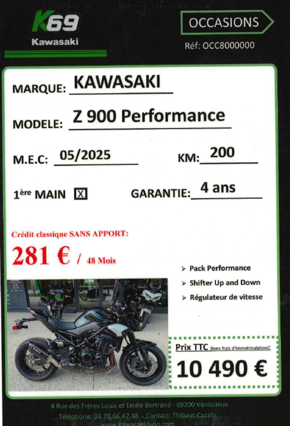 KAWASAKI Z 900 4