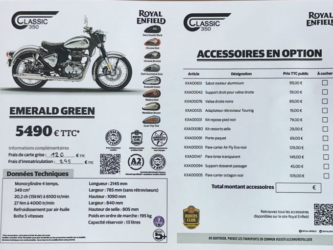 ROYAL ENFIELD CLASSIC 350 CHROME 4