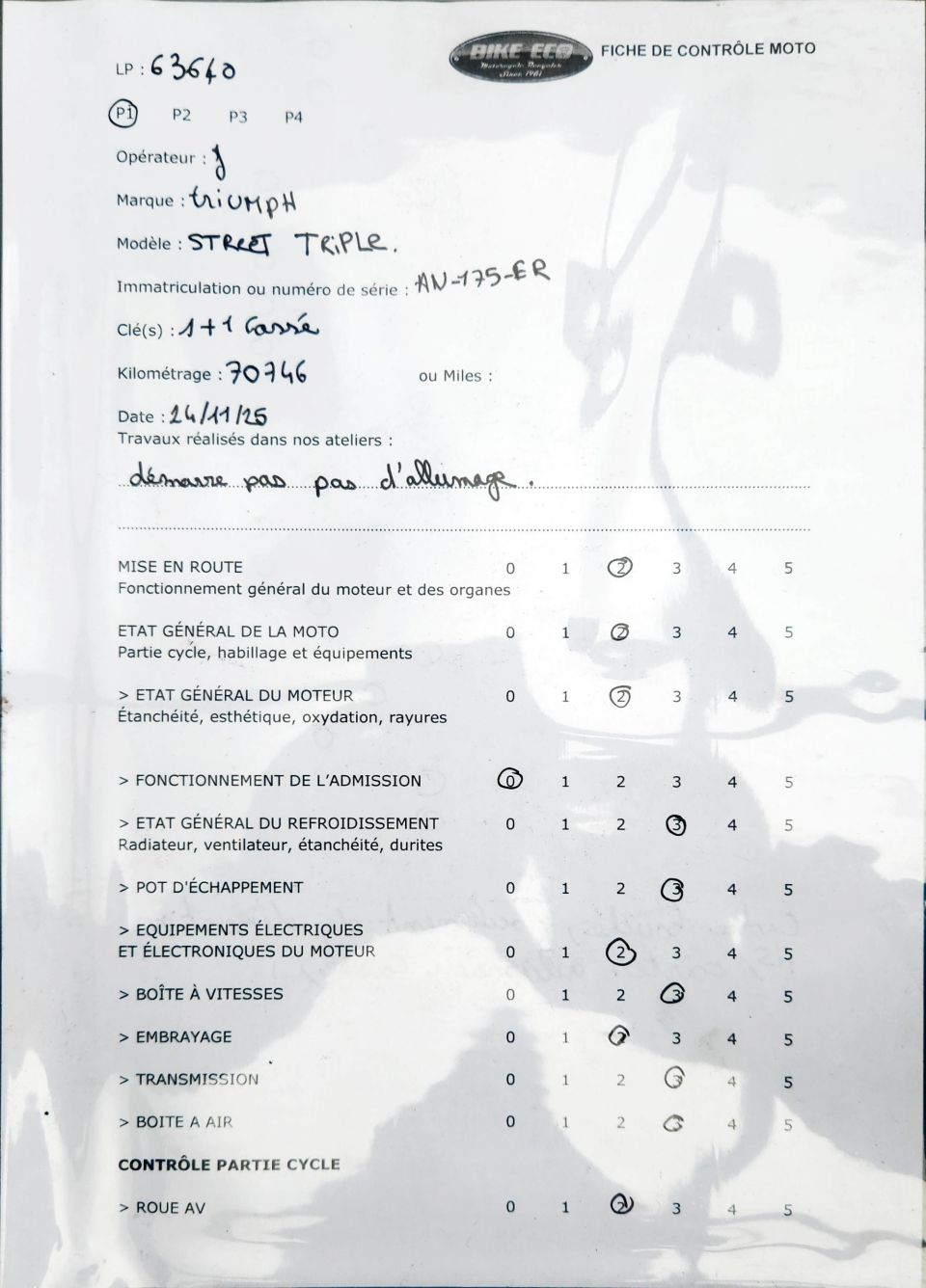 TRIUMPH STREET TRIPLE 675 R 4