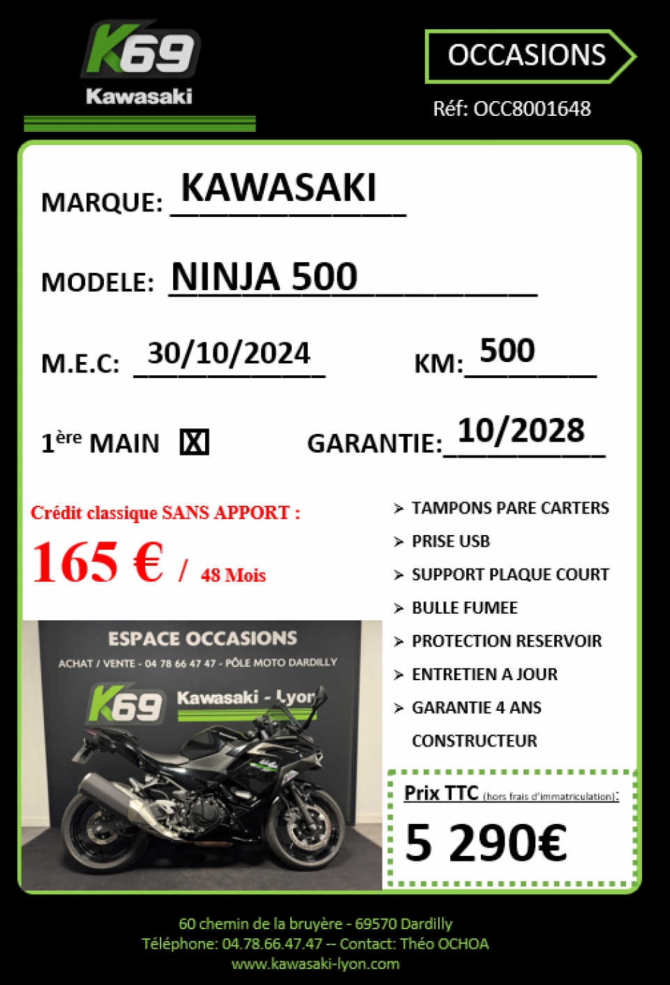 KAWASAKI Ninja 500 4