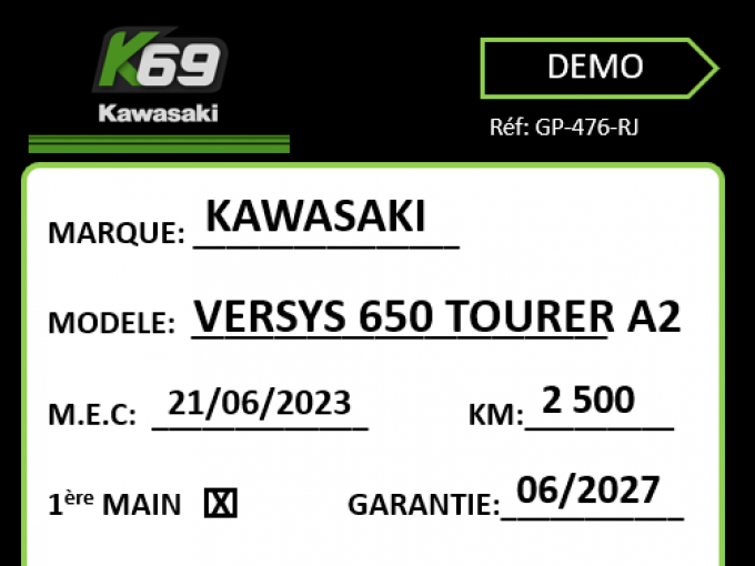 KAWASAKI VERSYS 650 4